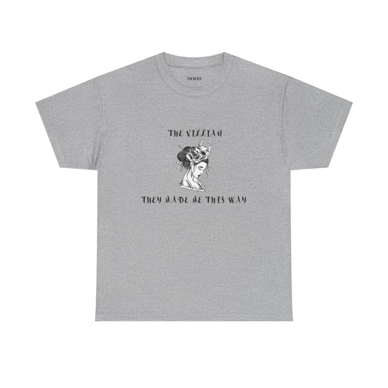 ヴィラン - ユニセックス ヘビーコットンTシャツ 画像 3
