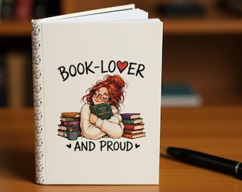 Book-Lover and Proud Journal | Hardcover Diary for Book Lovers, Gift for Readers