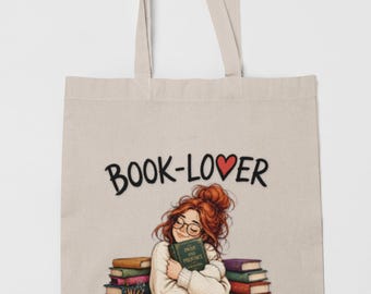 Book Lover Tote Bag | Book Lover and Proud Canvas Bag | Bookish Gift | Gift for Reader | Book Club Bag