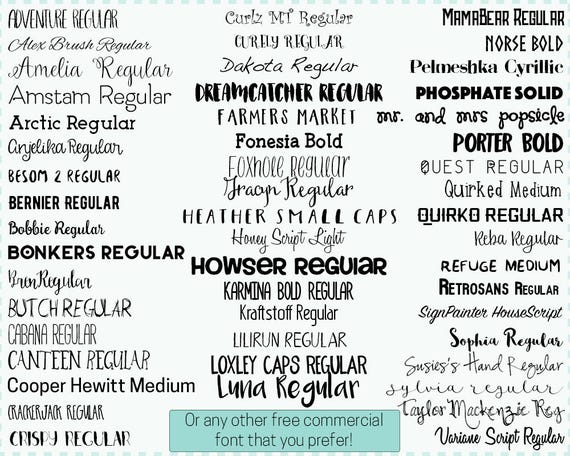 フォント選択購入しないでください - Etsy 日本 購入しないでください。