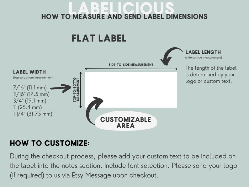 Custom Brand Label Sewn Flat Garment label Printed clothing labels Custom brand label Logo Label Personalized labels image 7