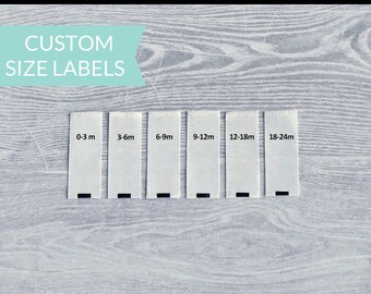 Size Labels Etsy