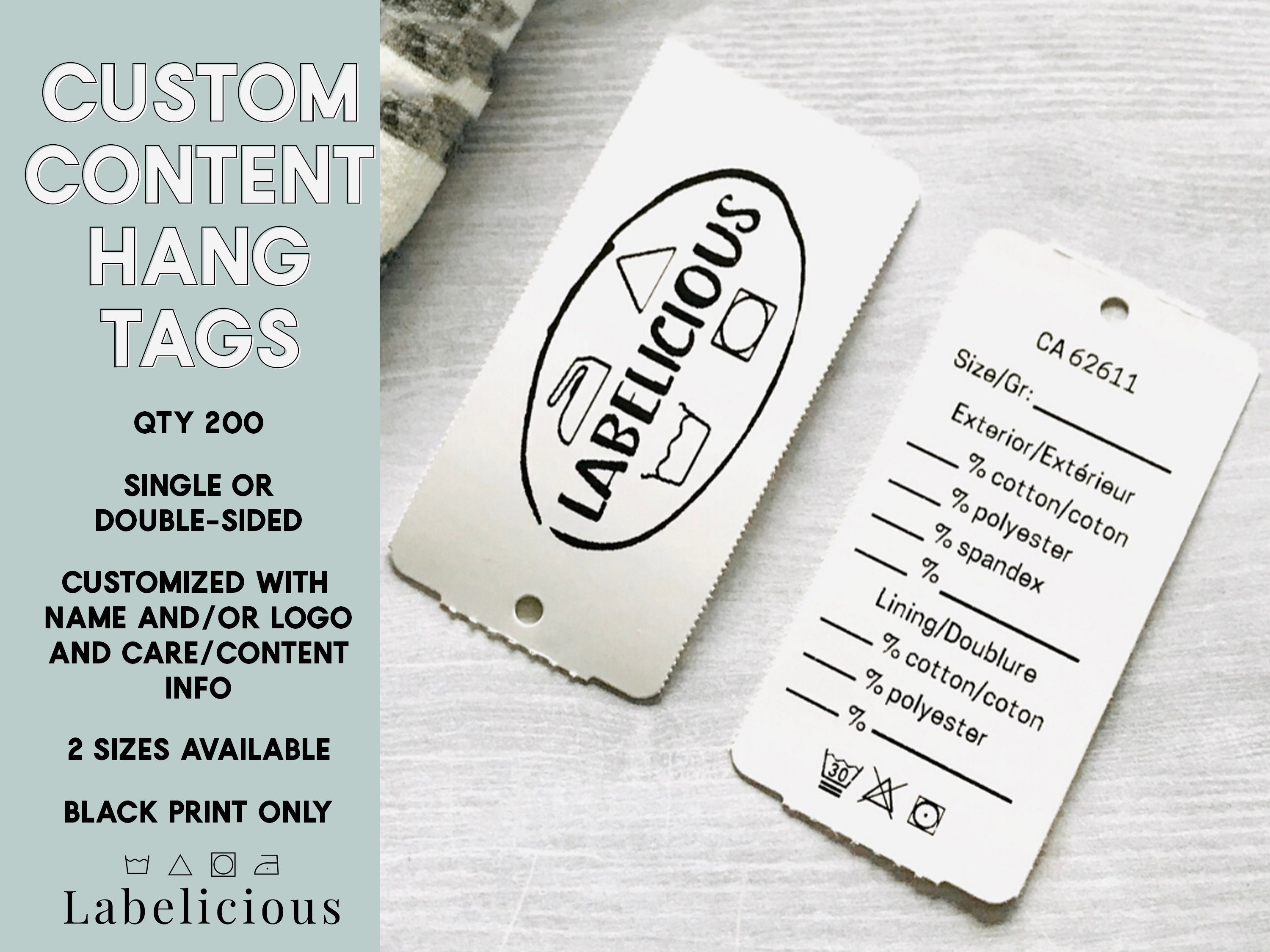 Hang Tags, Custom Hang Tag Printing, Custom Design