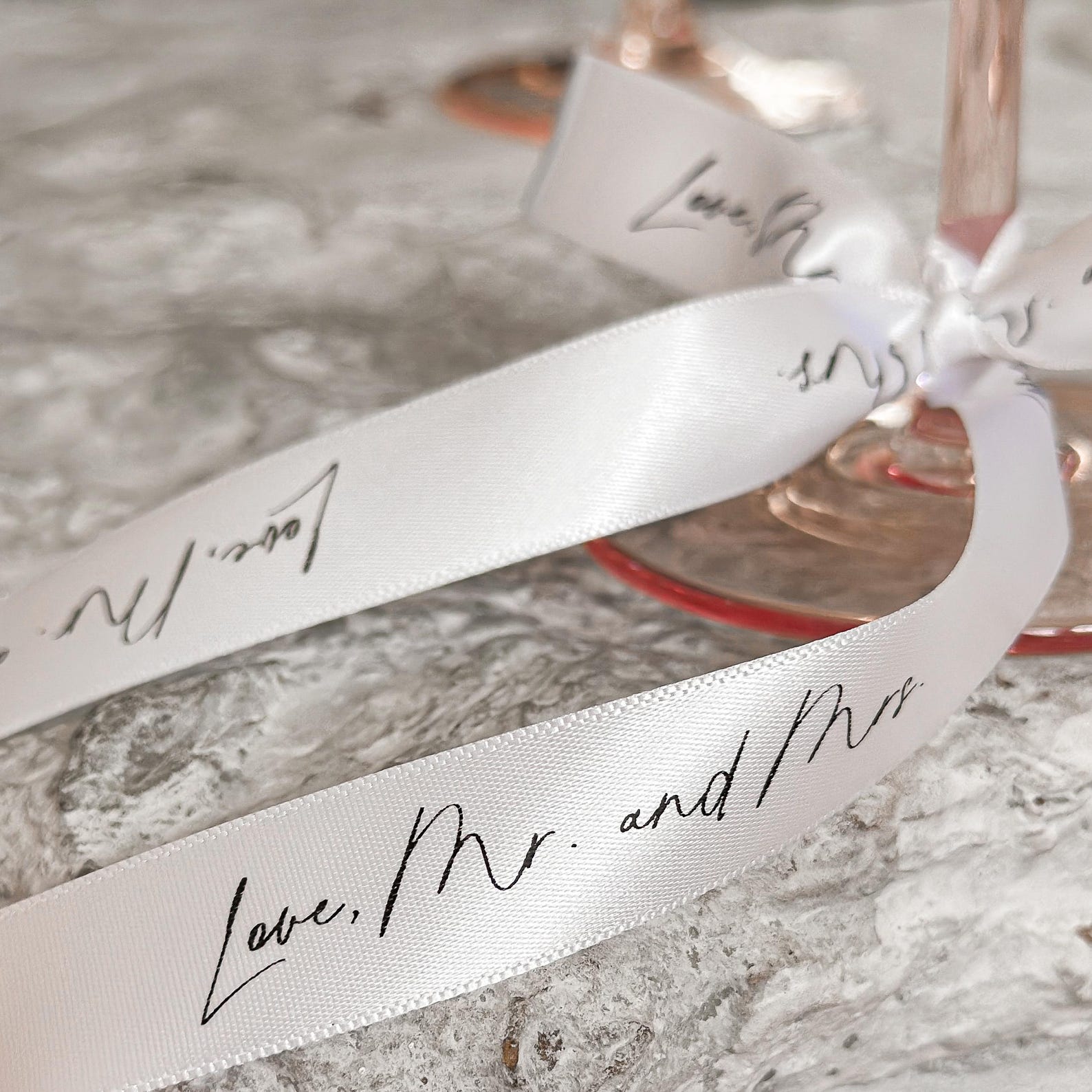 Personalized Holiday Satin Ribbon Gift Wrapping Christmas Customized ...