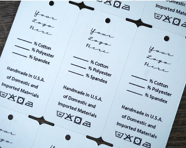 Qty 200 Custom Hang Tags Personalized Hang Tags Custom Etsy