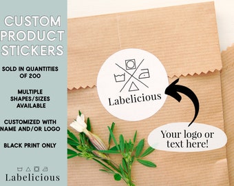 Custom Product Sticker - Custom Brand Sticker - Custom Product Label - Matte Product Sticker - Personalized stickers