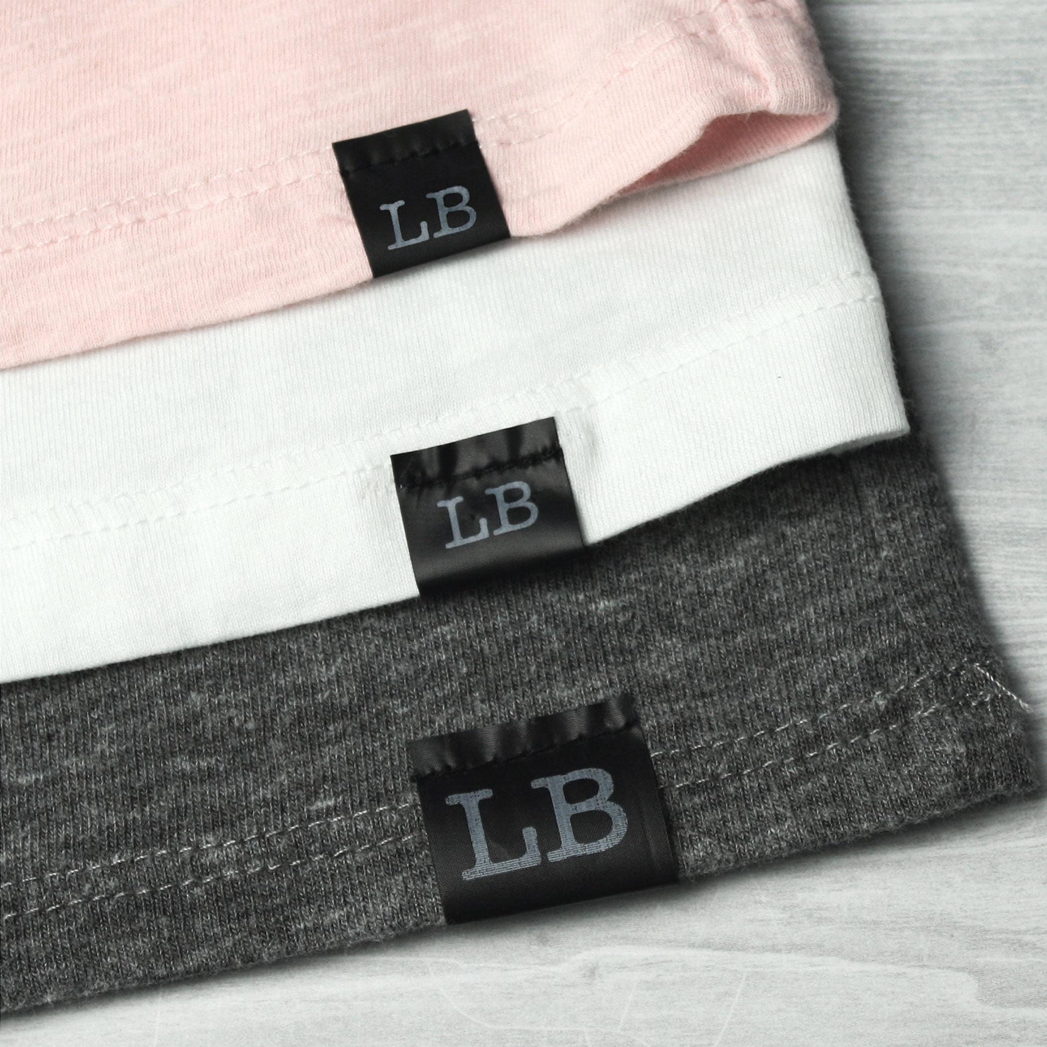 Custom Brand Label - Custom Black Hem Label - Fold Over Polyester Tag ...