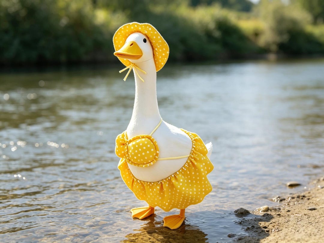 Funny Easter Porch Goose Float Costume | 23 Inch Garden Goose Outfit ...