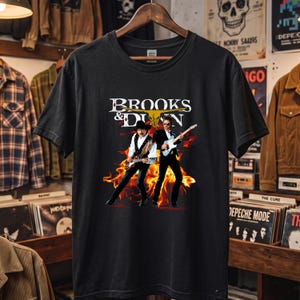 Brooks & Dunn ヴィンテージTシャツ USA製 Vintage Brooks and Dunn Shirt - Etsy
