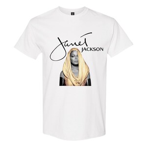 Vintage Janet Jackson Shirt, Retro Pop Icon T-Shirt, Unisex Concert Style Tee