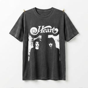 Heart Band Classic Rock T Shirt - Etsy