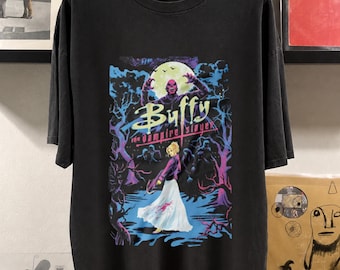 Buffy Vampire Slayer TShirt, 90s Vintage Aesthetic Shirt