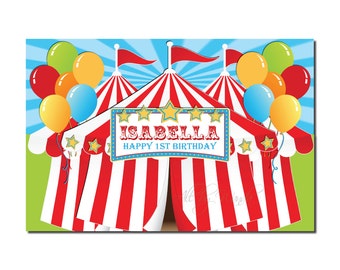circus backdrop etsy