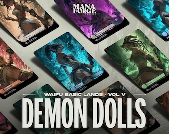 Demon Dolls Waifu Basic Lands – Vol V