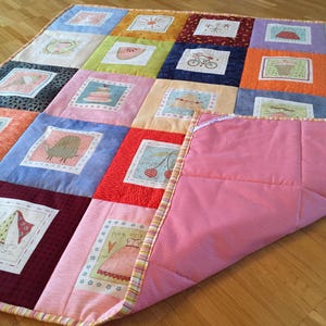 Couverture patchwork pour enfants / Girlys Life