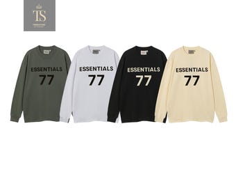 Unisex Cotton Fleece Sweatshirt Trendy Graphic Crewneck Jumper