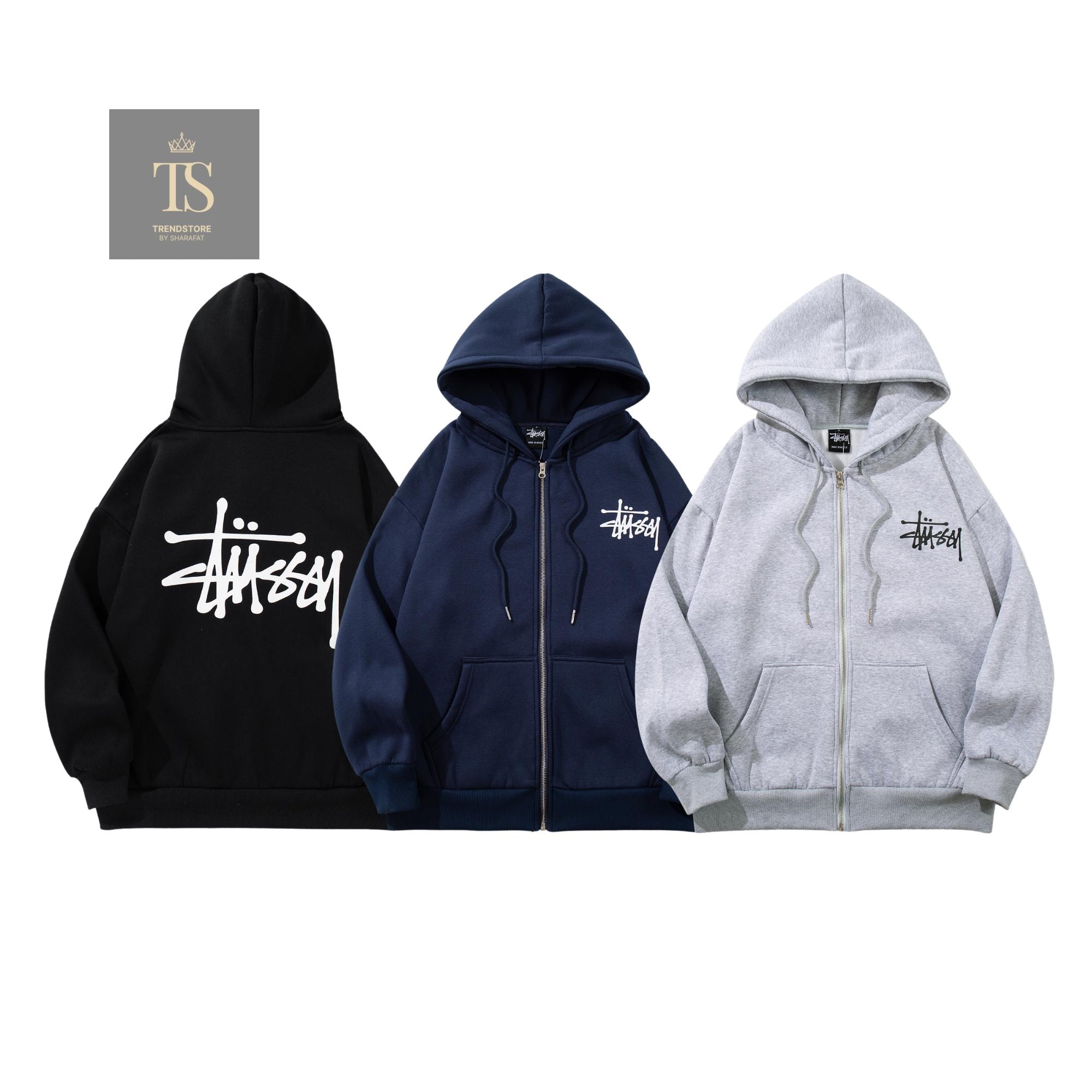 Stüssy Zip Hoodie - Etsy Canada