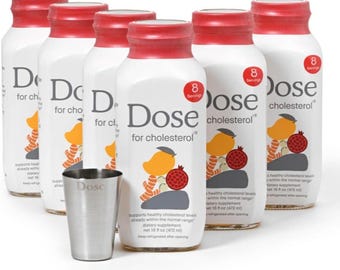 DOSE Cholesterol Support Mango Liquid | Heart Health, Vegan, Gluten-Free Supplement
