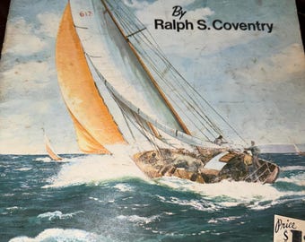 Vintage 1960s Walter Foster Art Book “how to paint boats” by Ralph.S.Coventry Mid Century Maritime painting guide, coastal studio decor