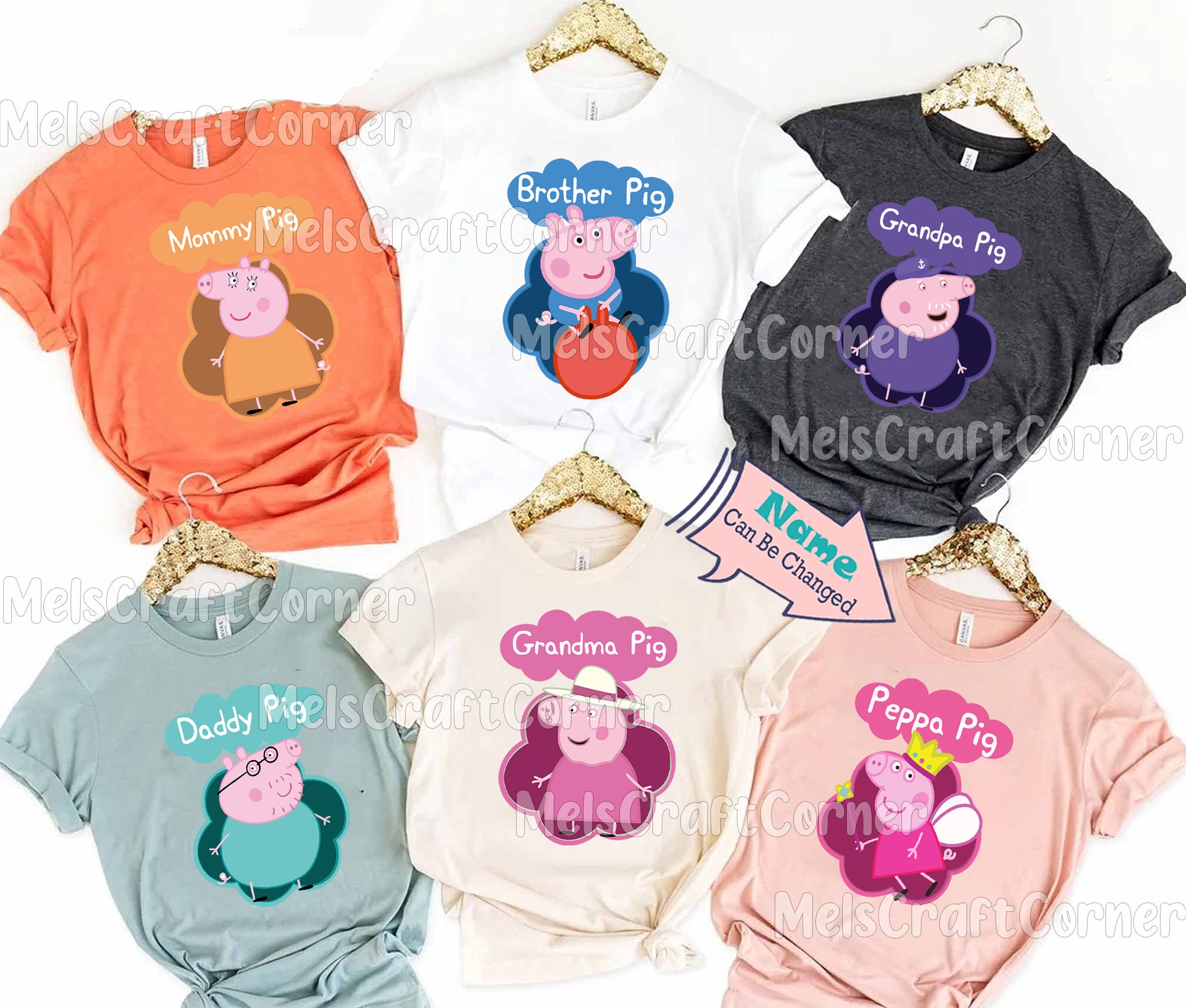 Peppa Pig Toddler Girl Letter Dinosaur Print Flutter-sleeve Pink Tee