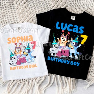 Whats Up Party People Bluey Family T-shirt - Shibtee Clothing