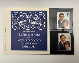 1981 Royal Wedding Charles & Diana Mint Stamp Presentation Pack