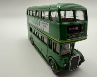 EFE Leyland Double-Decker Bus – Contractus Bus Co. T.F. Bott Insurance 1:76 Scale Model
