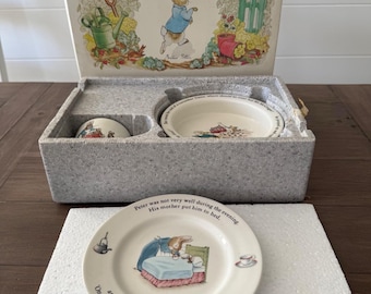 Wedgewood Peter Rabbit Kinderzimmer-Set - Beatrix Potter