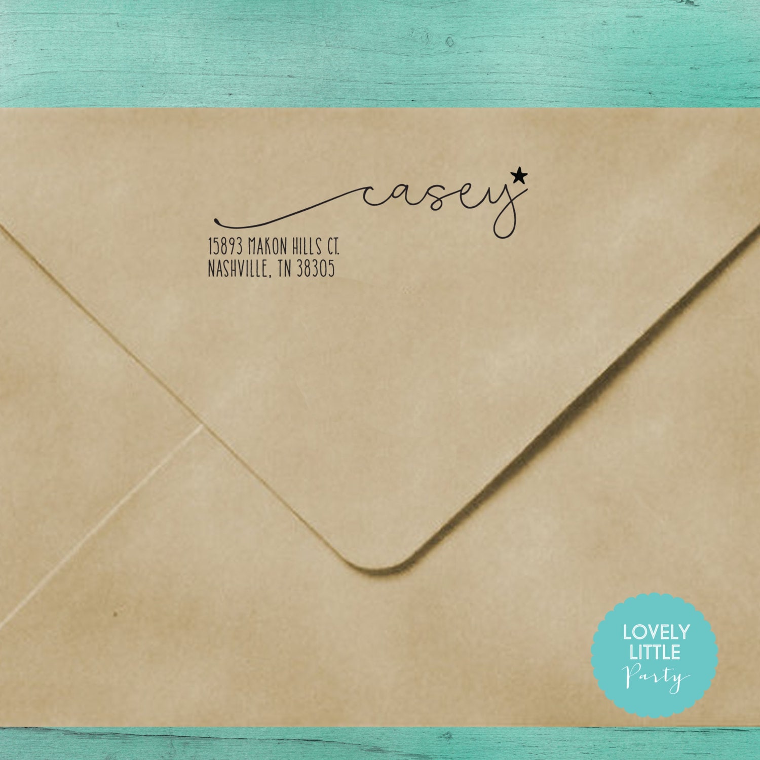 Self Inking Address Stamp Return Address Stamp Wedding Gift Etsy