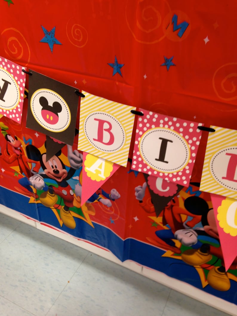 Printable Deluxe Mickey Mouse Clubhouse Inspired Birthday | Etsy