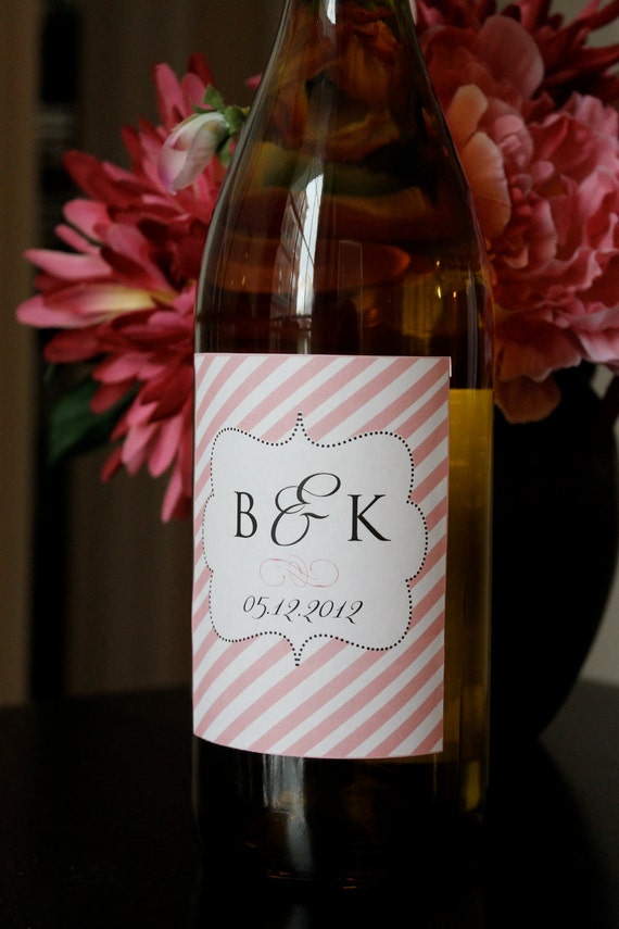 printable wine bottle labels you choose color lovely etsy