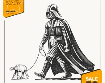 Mem Dartha Vadera z Gwiezdnych Wojen w formacie PNG | Galaxy Wars Disney Digital Download | Projekt sublimacji Anakina Skywalkera