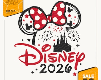 Custom Disney 2026 PNG | Family Vacation Matching Digital Download | Personalized Disneyworld Trip Sublimation Design