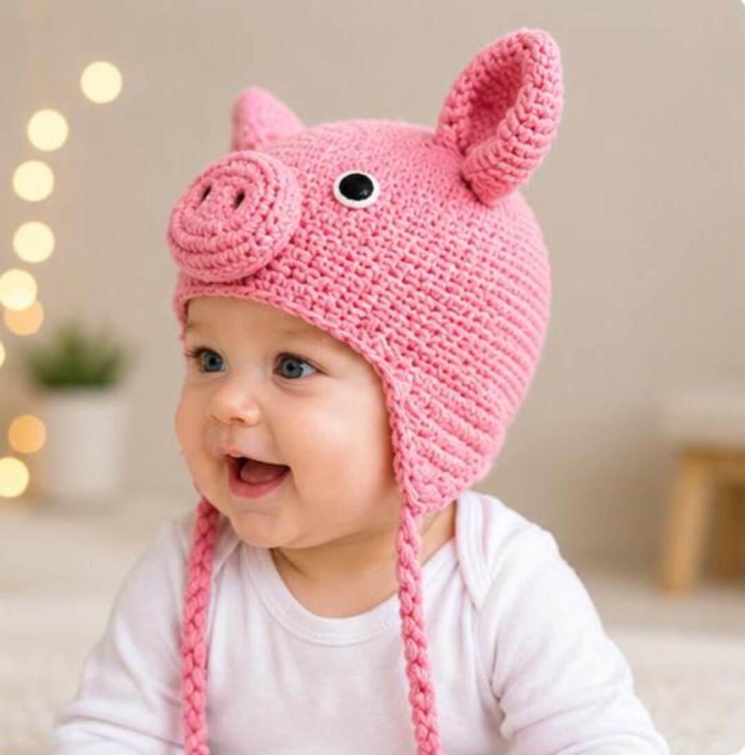 15 Crochet Animal Hat Patterns Bundle PDF, Baby Animal Beanie ...