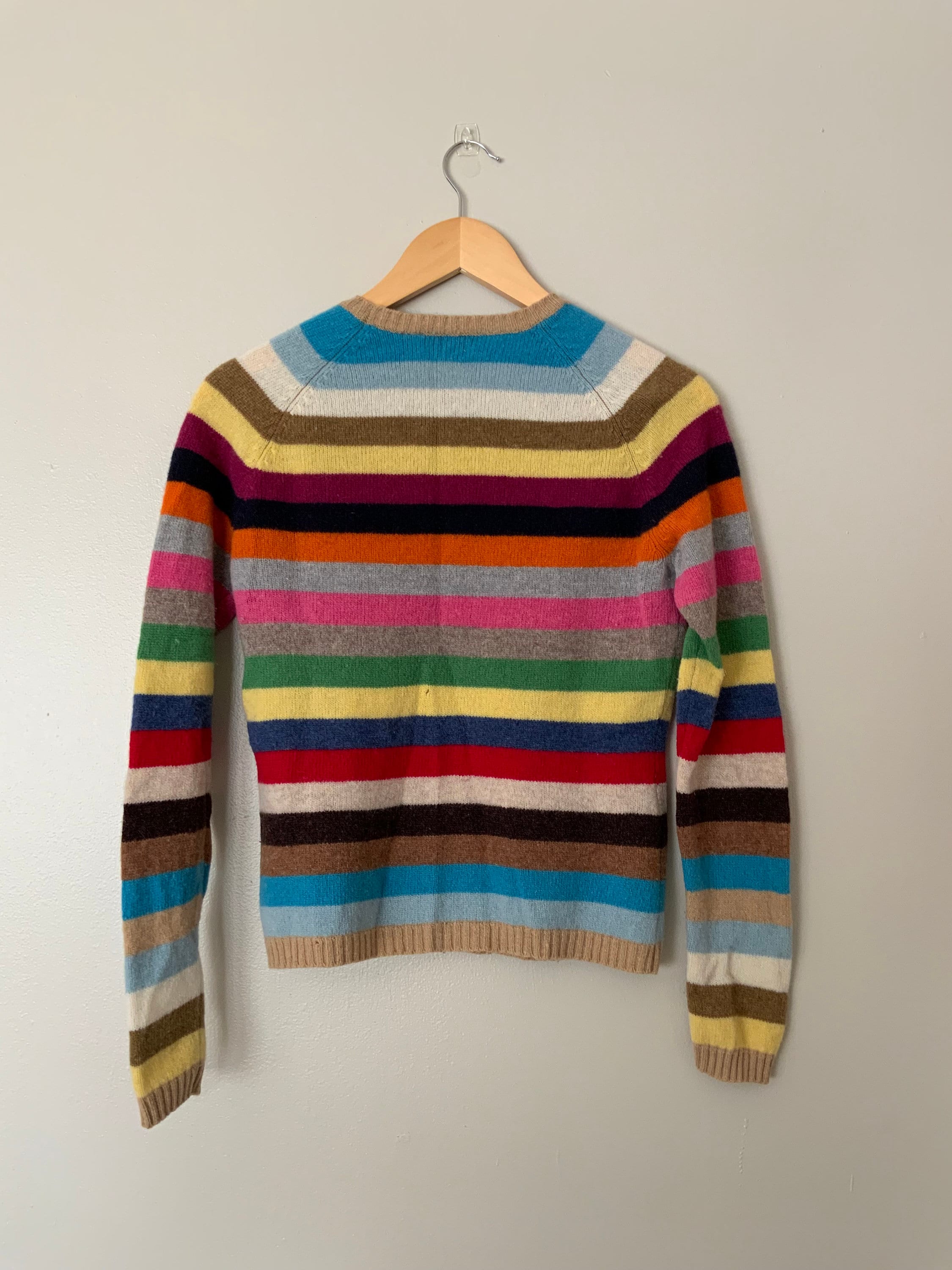 Vintage 2000's Gap Wool Sweater Multicolored Stripe Iconic