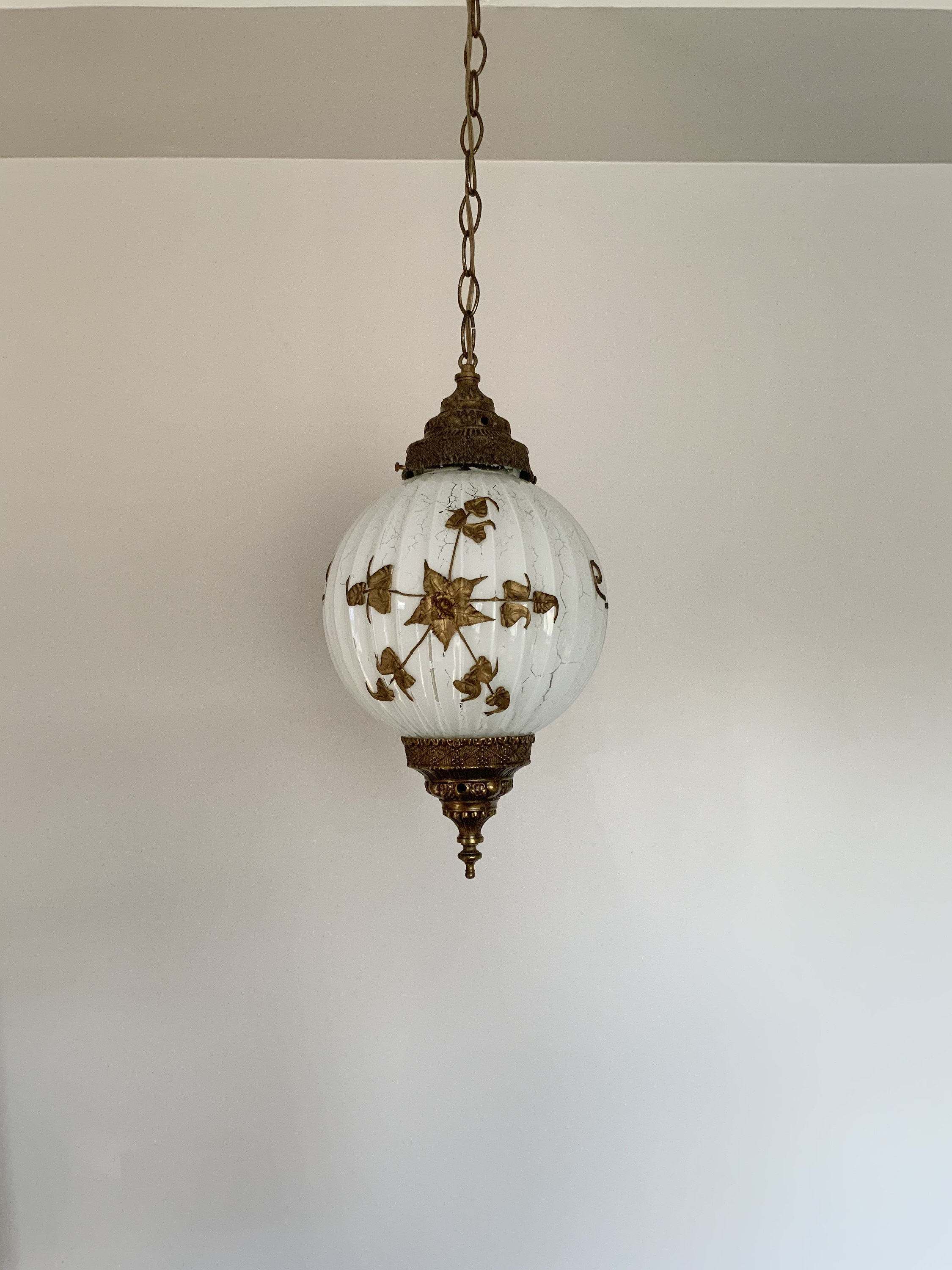 Vintage gold top light fixtures