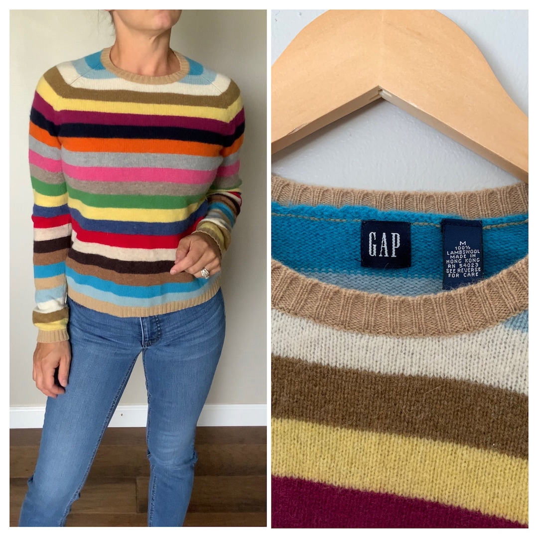 トップス \"OLD GAP\" rainbow nep wool knit gap トップス 