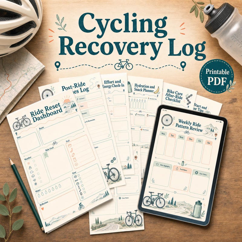 Bicycle Log Journal - Etsy