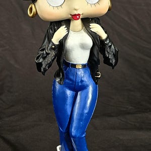 Betty Boop Motorcycle Figurine - Etsy