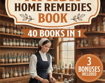 Amish Home Remedies Book 40 in 1 1000 Herbal Remedies Natural Healing Guide Holistic Wellness Amish Wisdom Family Health Book