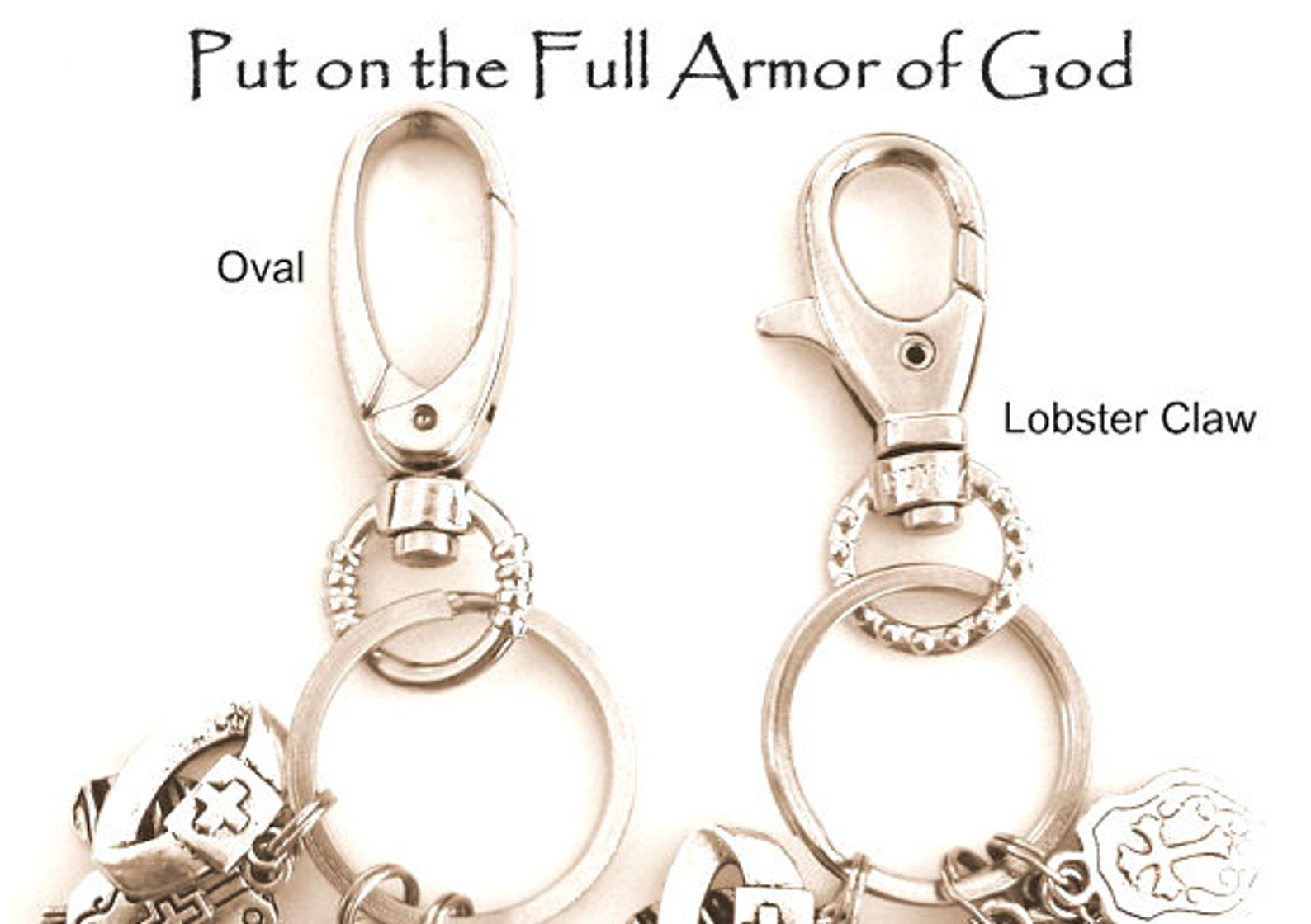 Armor Of God Keychain Christian Keychain Ephesians 6 Purse Etsy