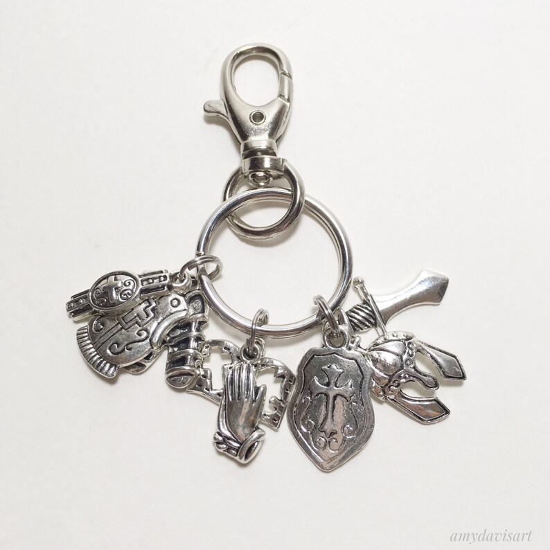 Bulk Purchase Full Armor of God Keychains Christian Etsy