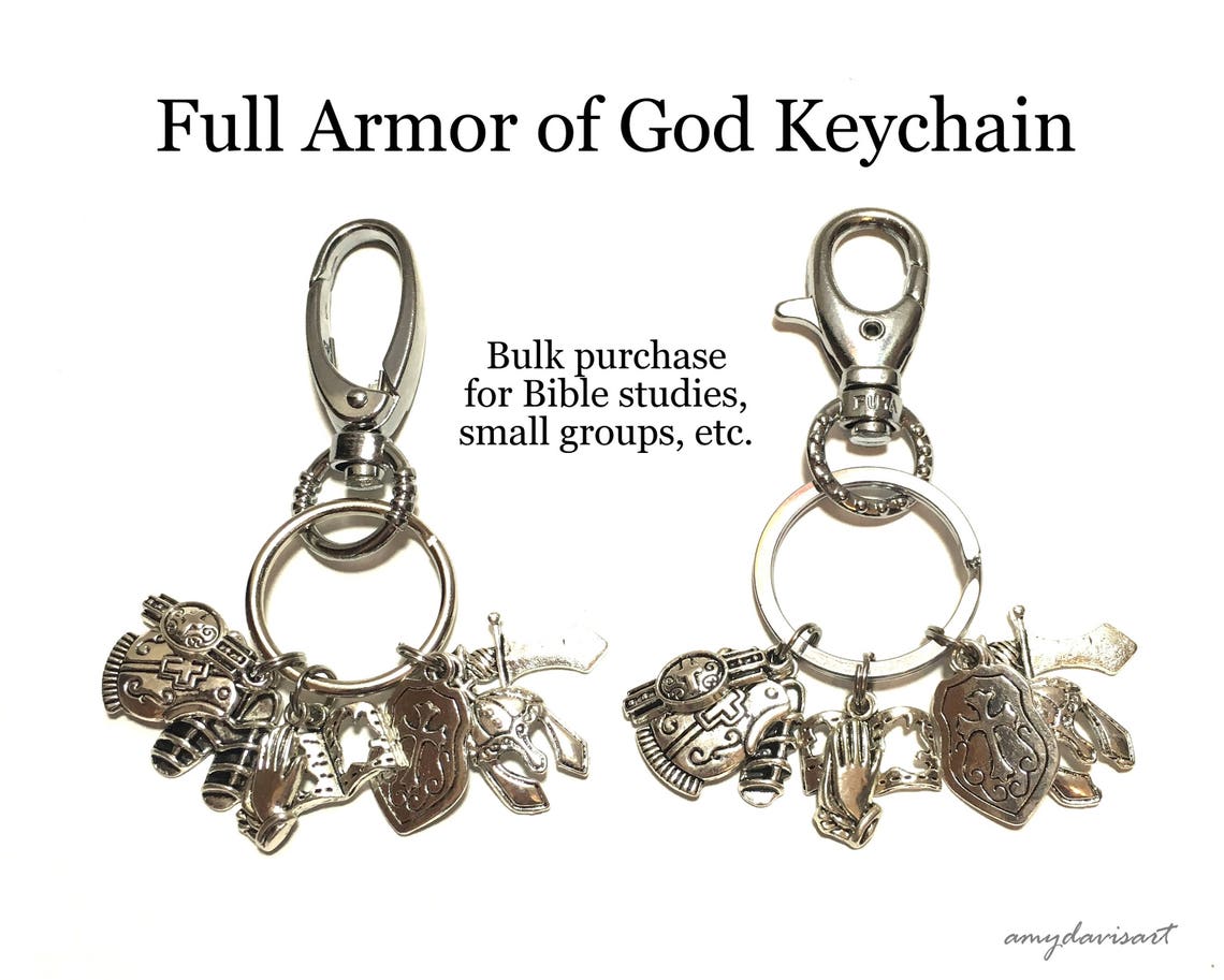 Bulk Purchase Full Armor of God Key Chains Christian Etsy