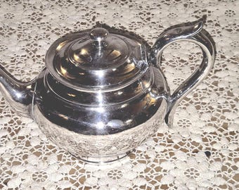 Bule de prata vintage da década de 1920
