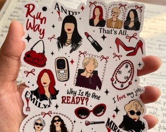 Devil Wears Prada 2 Kiss-cut Sticker Stickers Car Magnet Logo vinyl Decal Accessories and Gifts for Moms
