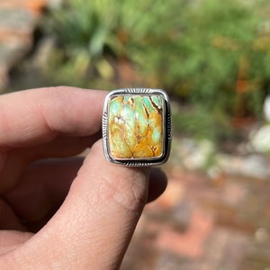 Australian Variscite Sterling Silver Ring