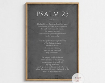 Personalized Bible Verse Wall Art, Vintage Christian Home Decor Print, P-151