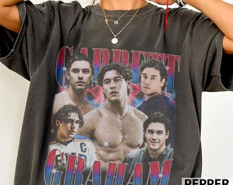 Garrett Graham T-Shirt, Briar University Hockey Romance Tee, Off-Campus Book Merch