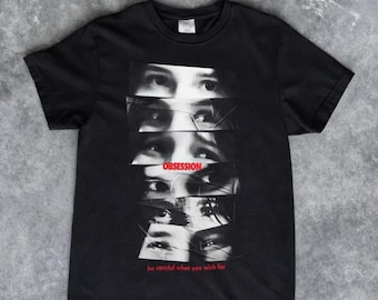 Obsession Movie T-Shirt, Be Careful What You Wish For Eye Collage, 2026 Thriller Film Lover Gift