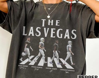 Las Vegas Walking Road Football Shirt, Fernando Mendoza Funny Football Comfort Colors Shirt, Maxx Crosby Game Day Football Tee